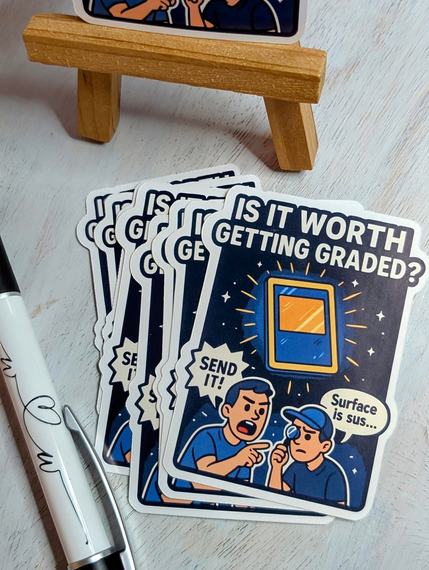 Is It Worth Getting Graded? - Collector's Dilemma - Vinyl Sticker